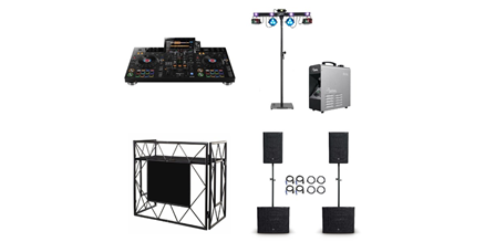 Complete sets huren bij SpeakerVerhuur.nl met geluid, licht en DJ apparatuur voor feesten en evenementen