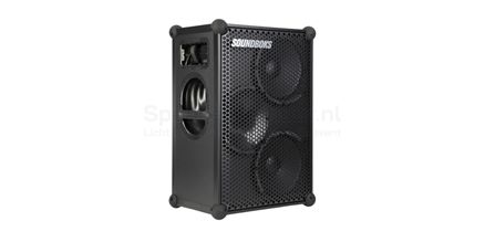 Bluetooth speaker op accu huren voor feest zonder stroom Draagbare bluetooth speaker op accu voor feest of evenement