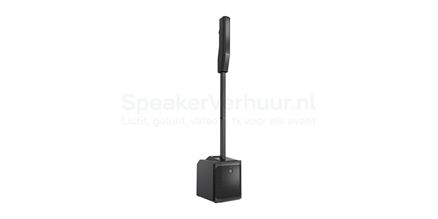 Column speaker geluidssysteem met slanke zuil speaker en subwoofer