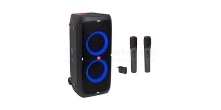 JBL Partybox karaoke set huren JBL Partybox karaoke set met speakers en microfoons voor karaoke en feestjes