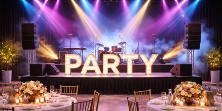 Podium huren voor bedrijfsfeest | Podium verhuur voor bedrijfsevent Podium huren voor bedrijfsfeest of personeelsfeest met professionele podium opbouw en evenemententechniek