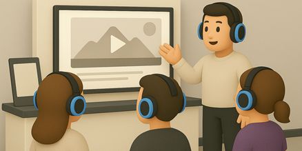 Silent Disco Beurs Set Huren – Perfect voor Presentaties & Stands op Beurzen Silent disco beurs set huren met draadloze koptelefoons, zenders en beursstand-opstelling voor presentaties, demonstraties en productshows.