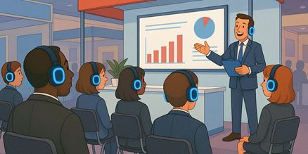 Silent Disco Workshop op Beurs Huren – Heldere Audio voor Presentaties en Live Demonstraties Silent disco workshop op beurs huren met draadloze koptelefoons en zender voor duidelijke audio tijdens workshops, presentaties en demonstraties op de beursvloer.