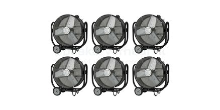 Stage ventilator set huren voor podia, evenementen, theater, filmproducties en speciale effecten