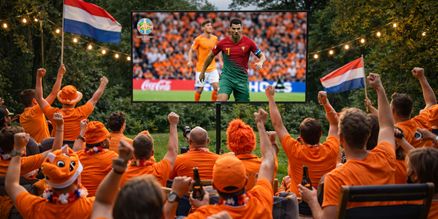 TV scherm huren voor EK & WK voetbal | Groot scherm TV scherm huren voor EK of WK voetbal? Kijk live wedstrijden op groot scherm met krachtig geluid. Perfect voor feest, bedrijf of vereniging. Levering in heel Nederland.