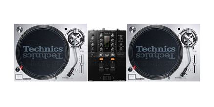 Vinyl draaitafel set met Allen & Heath DJ mixer huren voor clubs, festivals, evenementen en professionele vinyl DJ-sets