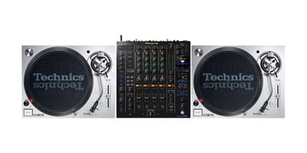 Vinyl draaitafel set met Pioneer DJM-A9 DJ mixer huren voor clubs, festivals, evenementen en professionele vinyl DJ-sets
