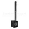 LD Systems MAUI 28 G3 zwart detail huren | SpeakerVerhuur.nl Detailfoto van de LD Systems MAUI 28 G3 zwarte actieve kolomspeaker met hoogwaardige afwerking en professioneel ontwerp voor verhuur.