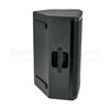 Zijaanzicht van de LD Systems Stinger 12A G3 actieve speaker met robuuste houten behuizing en ergonomische handgreep.
