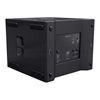 LD Systems Stinger Sub 18A G3 achterkant huren | SpeakerVerhuur.nl Achterzijde van de LD Systems Stinger Sub 18A G3 met geïntegreerde Class D-versterker, DynX DSP, XLR-aansluitingen en PowerCON-stroomaansluiting.