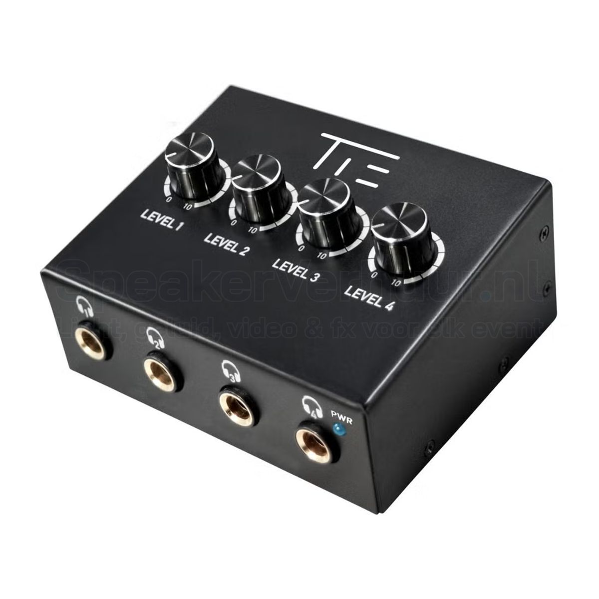 4-kanaals Koptelefoonversterker Huren | Professionele Headphone Amplifier | SpeakerVerhuur.nl 4-kanaals koptelefoonversterker huren voor podcasts, studio-opnames, livestreams en professionele audioproducties