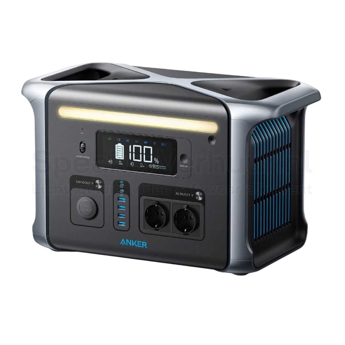 Anker 757 Power Station 1229Wh huren voor evenementen, kamperen, noodstroom, presentaties en mobiele stroomvoorziening