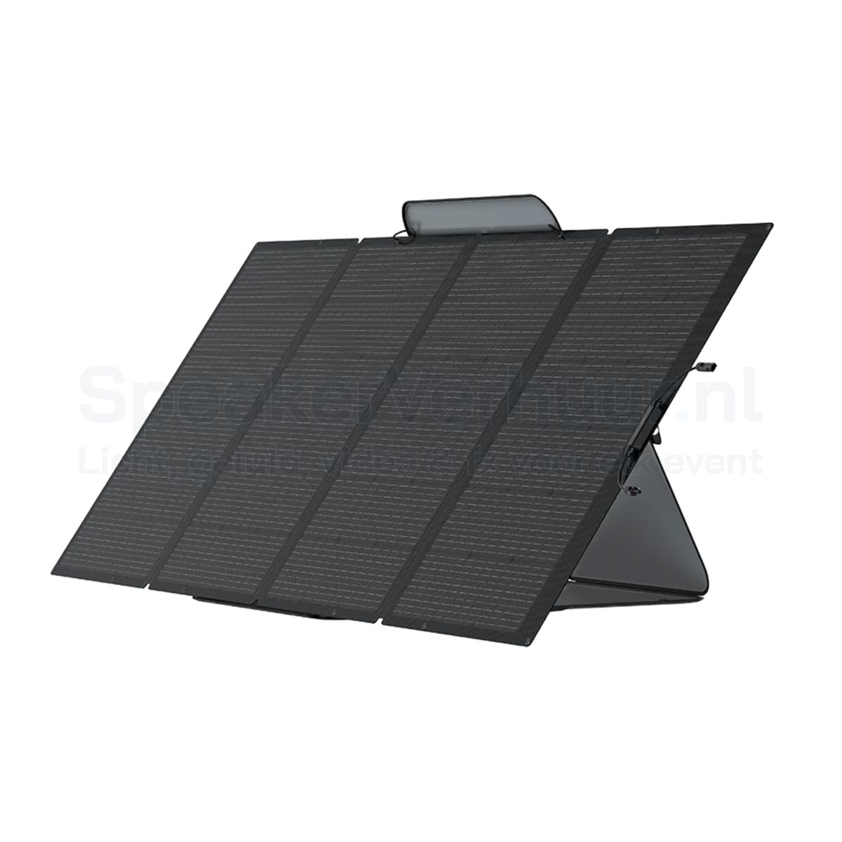 Huur het EcoFlow 400W opvouwbare zonnepaneel voor jouw evenement, camping, filmproductie of off-grid project. Ideaal in combinatie met een EcoFlow powerstation. Snel afhalen of bezorgen.