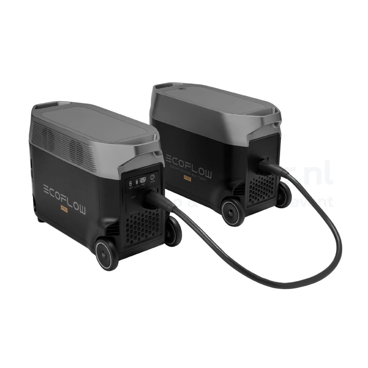 EcoFlow DELTA Pro Power Station set 7200Wh huren inclusief extra accu voor evenementen, noodstroom, kamperen en mobiele stroomvoorziening