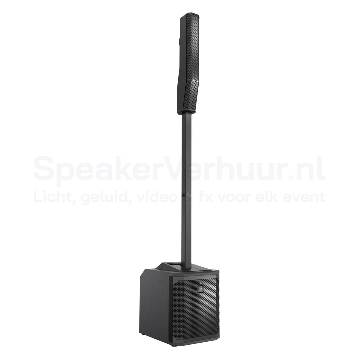 Electro-Voice Evolve 30M column speaker huren | SpeakerVerhuur.nl Electro-Voice Evolve 30M column speaker huren met geïntegreerde subwoofer en ingebouwde digitale mixer voor bruiloften, presentaties, evenementen, live muziek en DJ-shows.