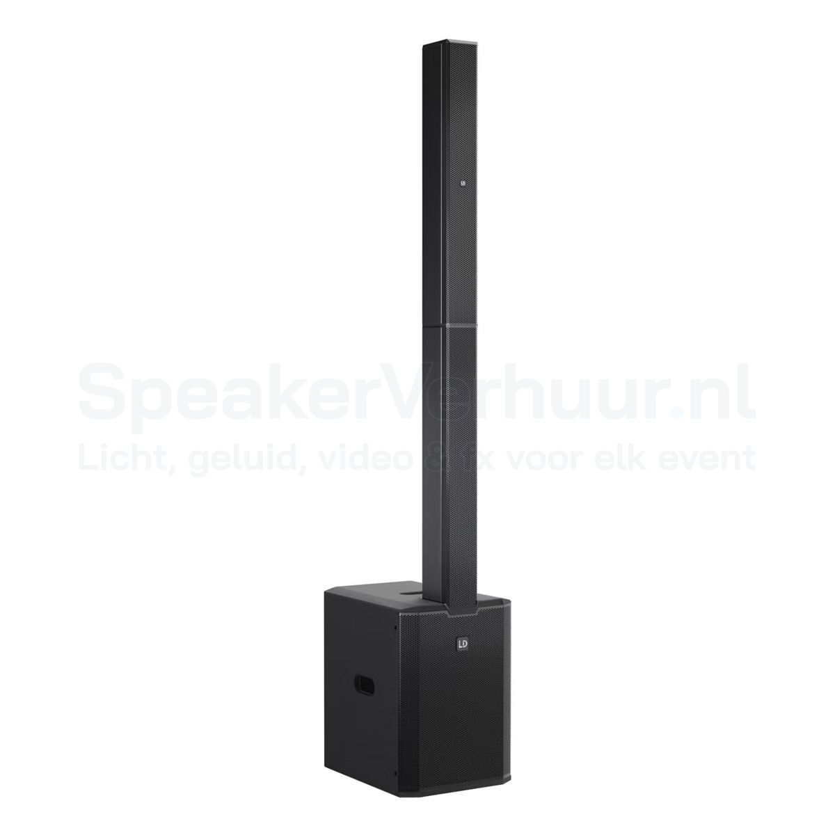 LD Systems MAUI 28 G3 actieve speaker zwart huren | SpeakerVerhuur.nl LD Systems MAUI 28 G3 actieve speaker zwart huren met krachtig kolomsysteem voor bruiloften, presentaties, evenementen, live muziek en DJ-shows.