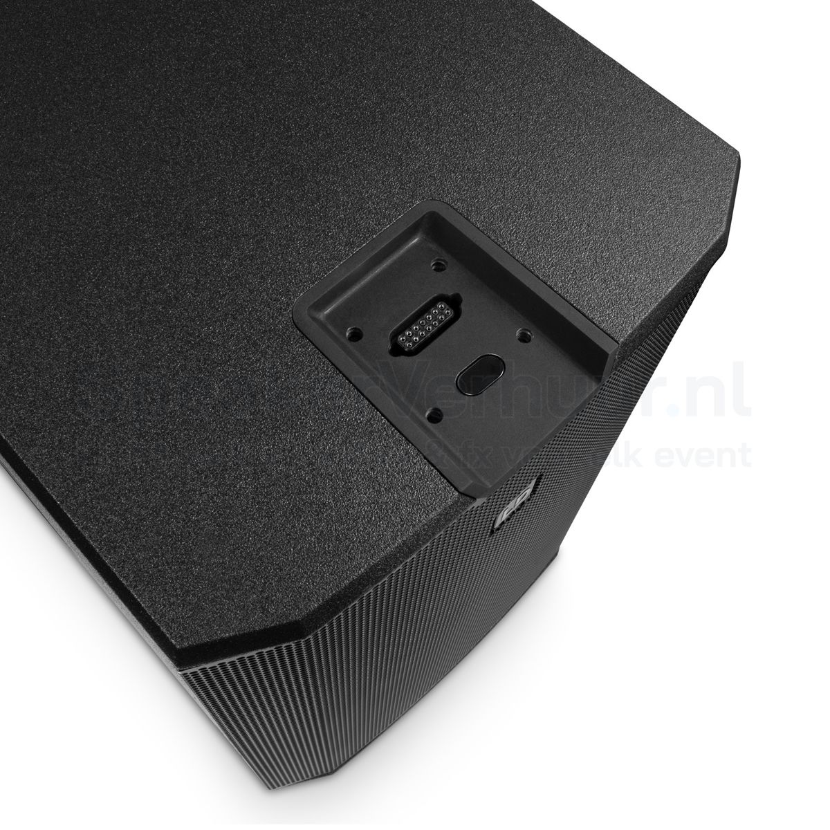 LD Systems MAUI 44 G2 bovenkant huren | SpeakerVerhuur.nl Achterzijde van de LD Systems MAUI 44 G2 met DSP-bediening, XLR-aansluitingen, Bluetooth-functies en PowerCON-stroomaansluiting.