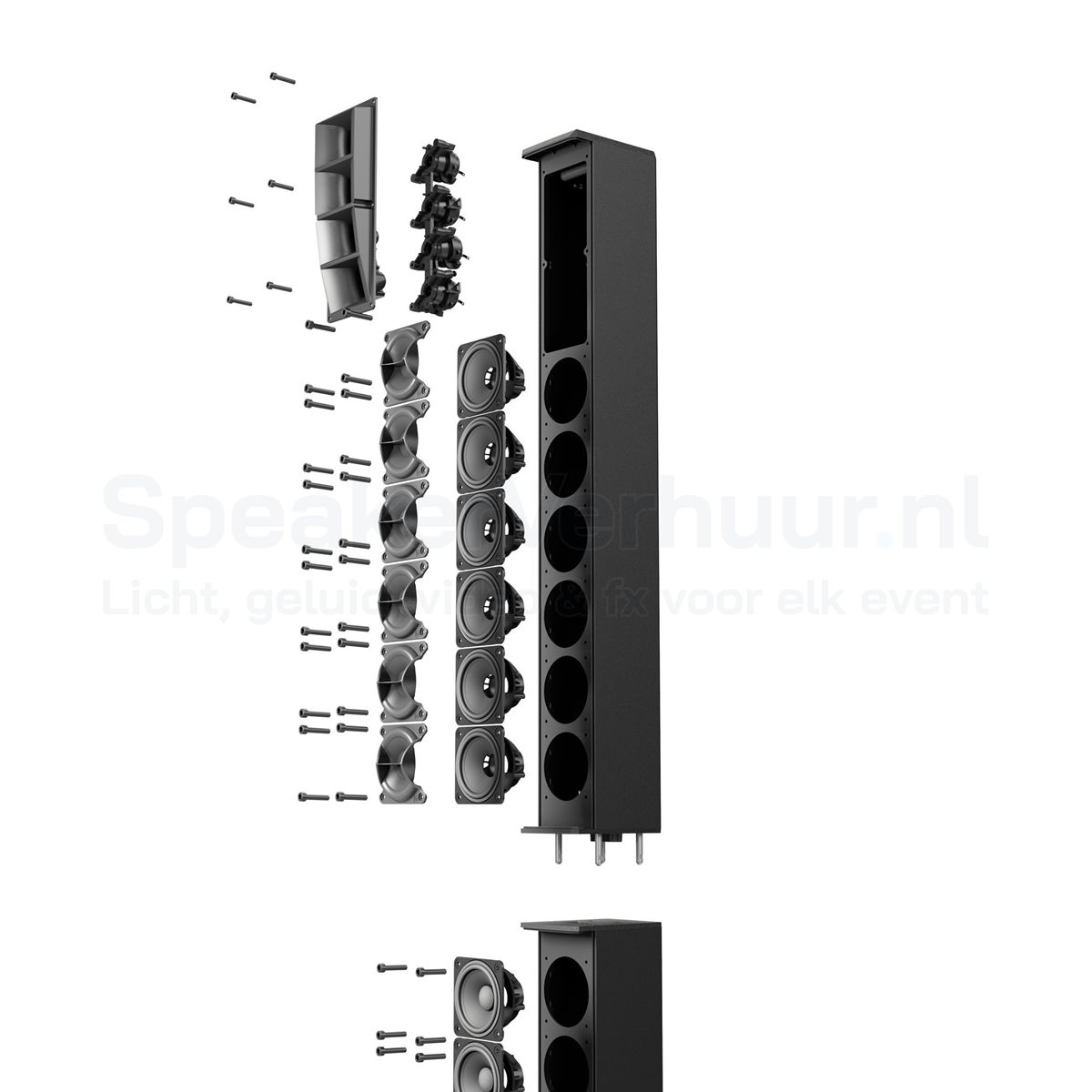 LD Systems MAUI 44 G2 bruiloft huren | SpeakerVerhuur.nl LD Systems MAUI 44 G2 actieve kolomspeaker tijdens een bruiloft met helder geluid en een stijlvolle, compacte uitstraling.