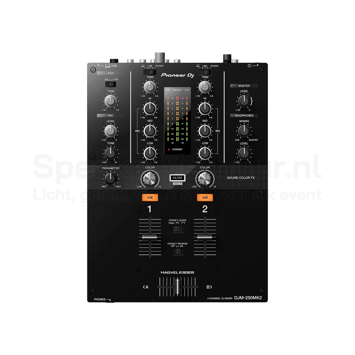 Pioneer DJ DJM-250MK2 Mixer Huren | Professionele DJ Mixer | SpeakerVerhuur.nl Pioneer DJ DJM-250MK2 mixer huren voor DJ-sets, clubs, feesten en evenementen