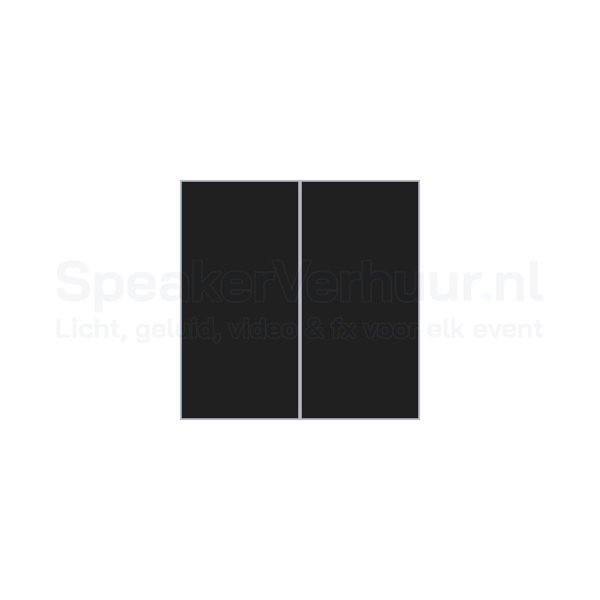 Podium Set 2x2 Meter 20 cm Hoog Huren | Professioneel Evenementenpodium | SpeakerVerhuur.nl