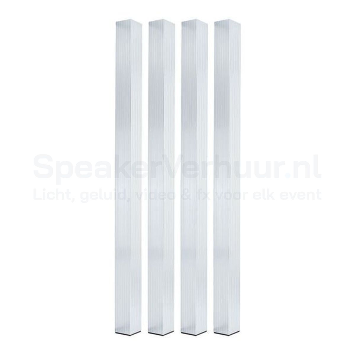 Podiumpoten van 100 cm set van 4 stuks huren voor podiumdelen, evenementen, presentaties en optredens
