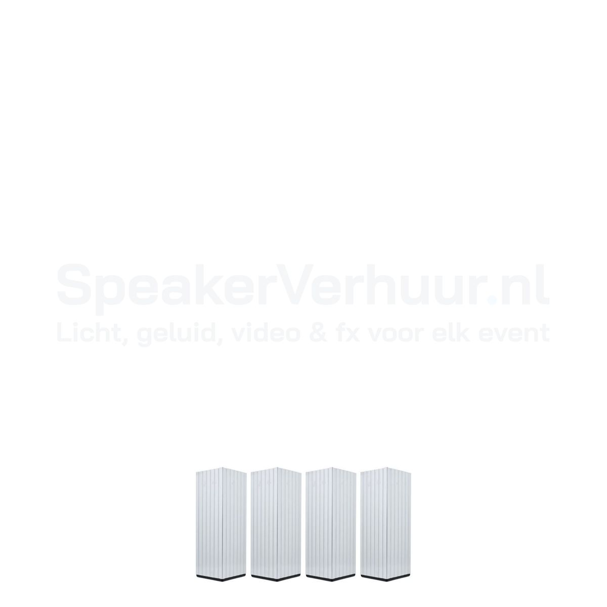 Podiumpoten van 20 cm set van 4 stuks huren voor podiumdelen, evenementen, presentaties en optredens