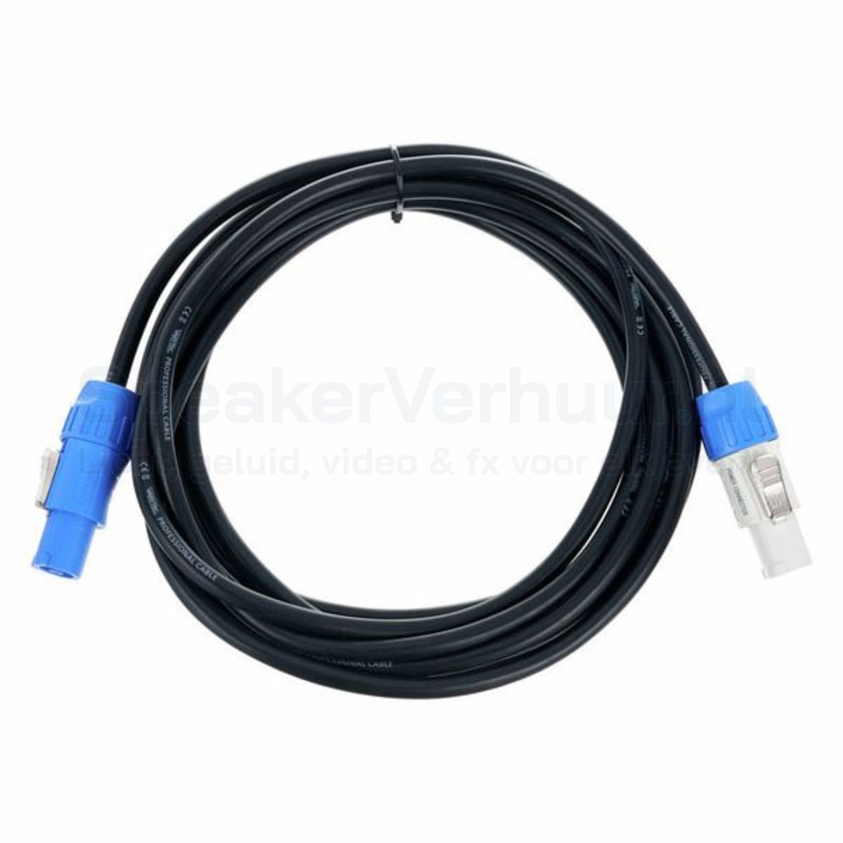 PowerCON Linkkabel 3×1,5 mm² 5 Meter Huren | Professionele Stroomkabel | SpeakerVerhuur.nl PowerCON linkkabel 3×1,5 mm² van 5 meter huren voor professionele licht-, audio- en evenementeninstallaties