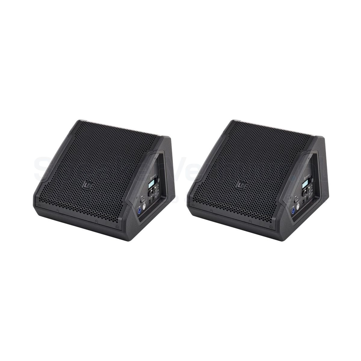 Actieve Vloermonitor Set Huren - 2 Stuks | Professionele Monitor Speakers | SpeakerVerhuur.nl Actieve vloermonitor set van 2 stuks huren voor live optredens, bands, podia en evenementen