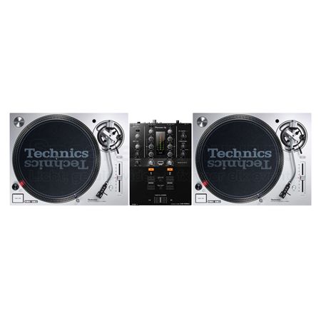 2x Technics SL-1200MK7 vinyl draaitafels en Pioneer DJ DJM-250MK2 DJ mixer huren voor DJ-sets, clubs, evenementen en vinyloptredens