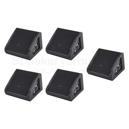 Actieve Vloermonitor Set Huren - 5 Stuks | Professionele Monitor Speakers | SpeakerVerhuur.nl Actieve vloermonitor set van 5 stuks huren voor live optredens, bands, podia en evenementen