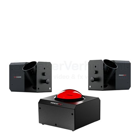 Confetti set huren - 2 kanonnen met afvuurknop | SpeakerVerhuur.nl Confetti set huren met 2 elektrische confettikanonnen en afvuurknop voor spectaculaire openingen, feesten en evenementen.