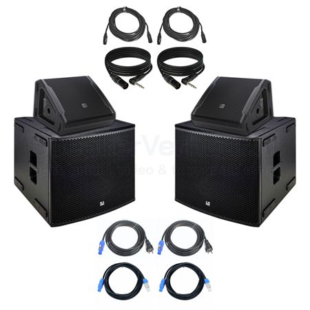 DJ Monitor Speaker Set Stereo met Subwoofers Huren | Professionele Booth Monitors | SpeakerVerhuur.nl DJ monitor speaker set stereo met subwoofers huren voor DJ-booths, clubs, festivals en professionele DJ-sets