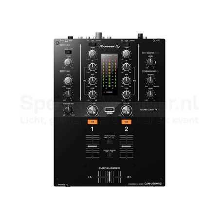 Pioneer DJ DJM-250MK2 Mixer Huren | Professionele DJ Mixer | SpeakerVerhuur.nl Pioneer DJ DJM-250MK2 mixer huren voor DJ-sets, clubs, feesten en evenementen