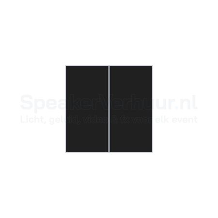 Podium set van 2x2 meter en 80 cm hoog huren voor presentaties, optredens, evenementen en festivals