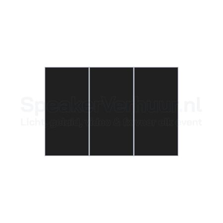 Podium set van 2x3 meter en 80 cm hoog huren voor presentaties, optredens, evenementen en festivals