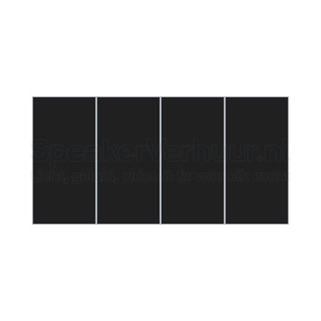 Podium set van 2x4 meter en 80 cm hoog huren voor presentaties, optredens, evenementen en festivals