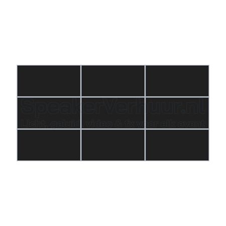 Podium set van 3x6 meter en 80 cm hoog huren voor presentaties, optredens, evenementen en festivals