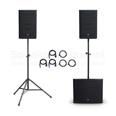 Speakerset 125 Personen Huren | 2x LD Stinger 12A G3 + 2x LD Stinger 18A G3 | SpeakerVerhuur.nl Speakerset voor 125 personen met 2x LD Stinger 12A G3 en 2x LD Stinger 18A G3 huren voor feesten, presentaties en evenementen