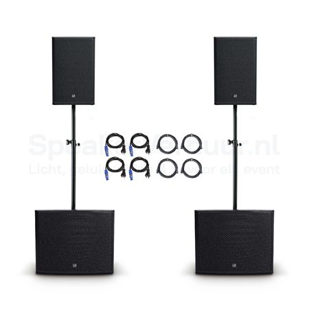 Speakerset 225 Personen Huren | 2x LD Stinger 12A G3 + 2x LD Stinger 18A G3 | SpeakerVerhuur.nl Speakerset voor 225 personen met 2x LD Stinger 12A G3 en 2x LD Stinger 18A G3 huren voor feesten, evenementen en festivals
